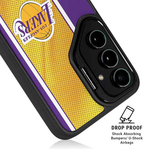 NBA Los Angeles Lakers Home Jersey Galaxy S25 Ultra Kickstand Case